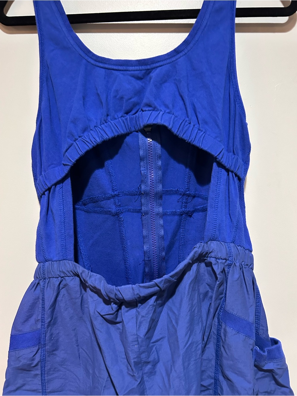 Daily Practice Royal Blue Sleeveless Romper Jumpsuit - Picture 5 of 5